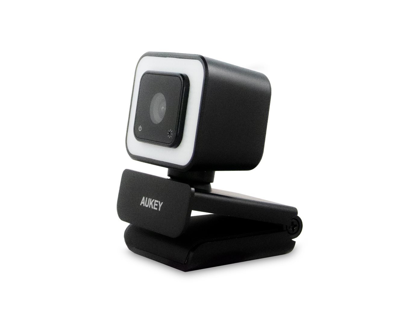 Aukey PC-LM6 Stream Series with Ring Light Full HD Webcam with 1/3"-CMOS Sensor black